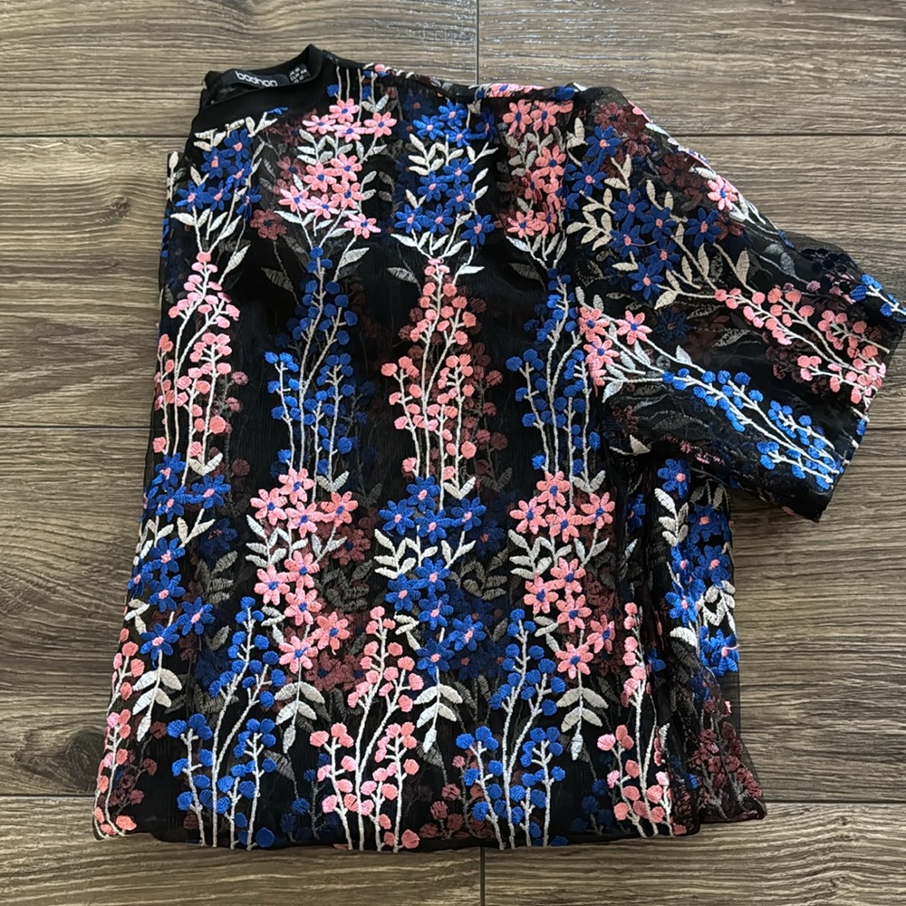 Floral Sheer Dress